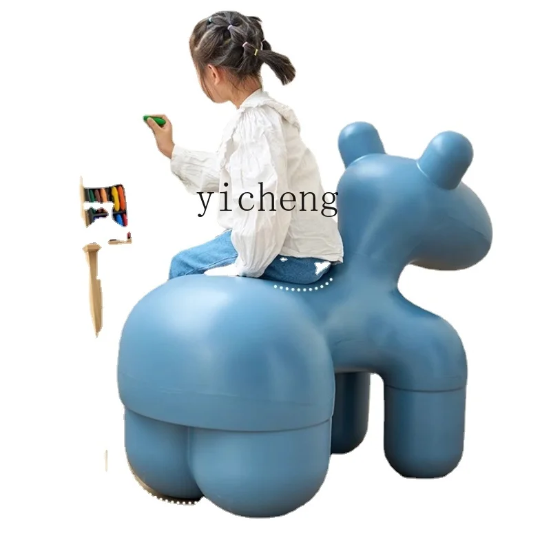 

Xl Shoes Changing Stool Creative Animal Seat Living Room Cute Children Cartoon Stool