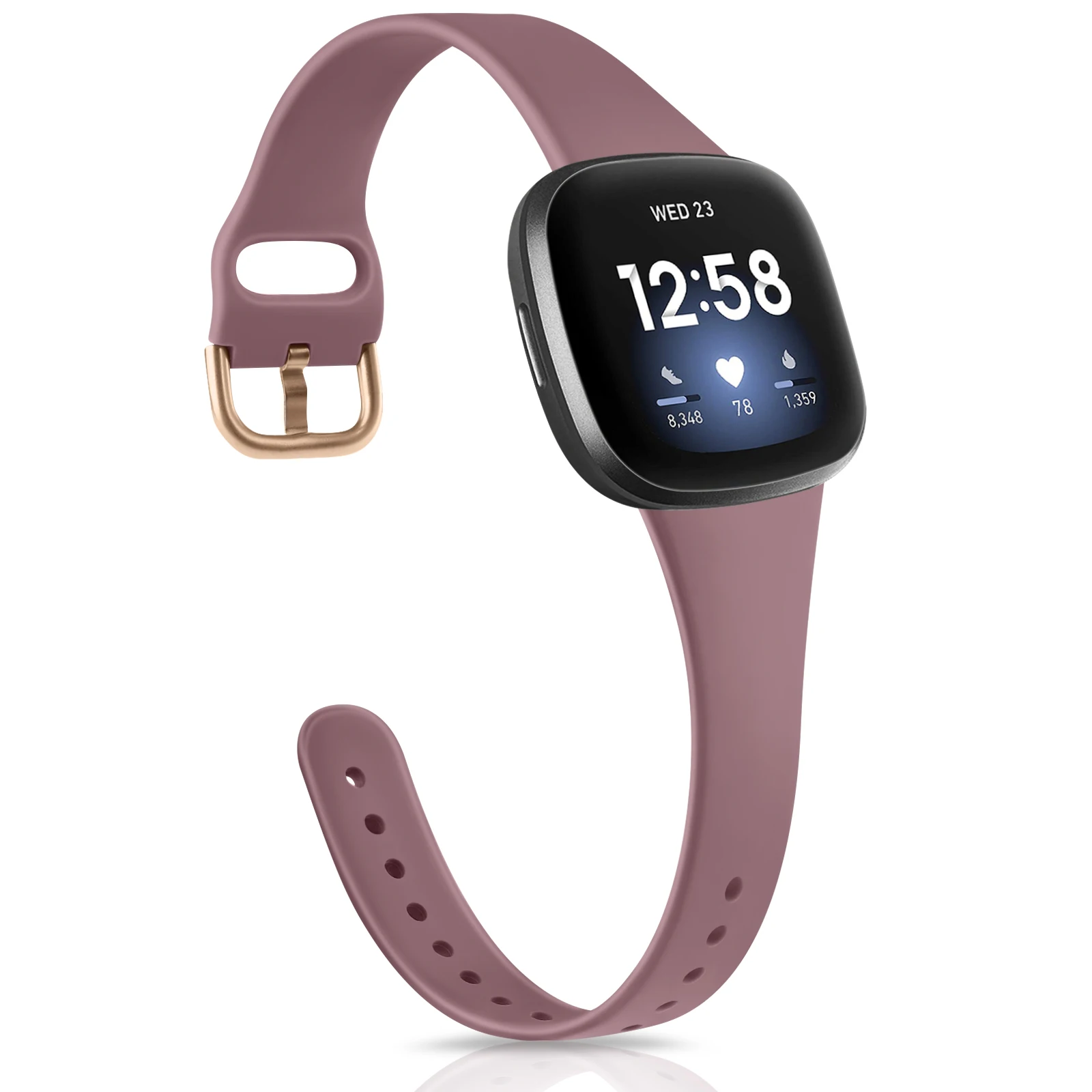 Silicone Slim Strap Band Bracelet Replacement