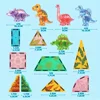 11481-7115ae.jpg JOYFY 50Pcs Magnetic Building Tiles Dinosaur Set for Kids Christmas Birthday Gift 5 Cute Dinosaurs Educational STEM Toy