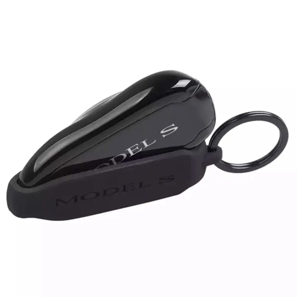 Car Key Fob Case Silicone Cover for Tesla Model 3 Y S X Bikini with Metal Keycha