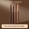 Lopet Gel Ballpoint Pen Set 4pcs 0.5mm Anti-roll Holder Rotating Core Clearly Written Sign Pens Creative Bakery Writing Supplies 6