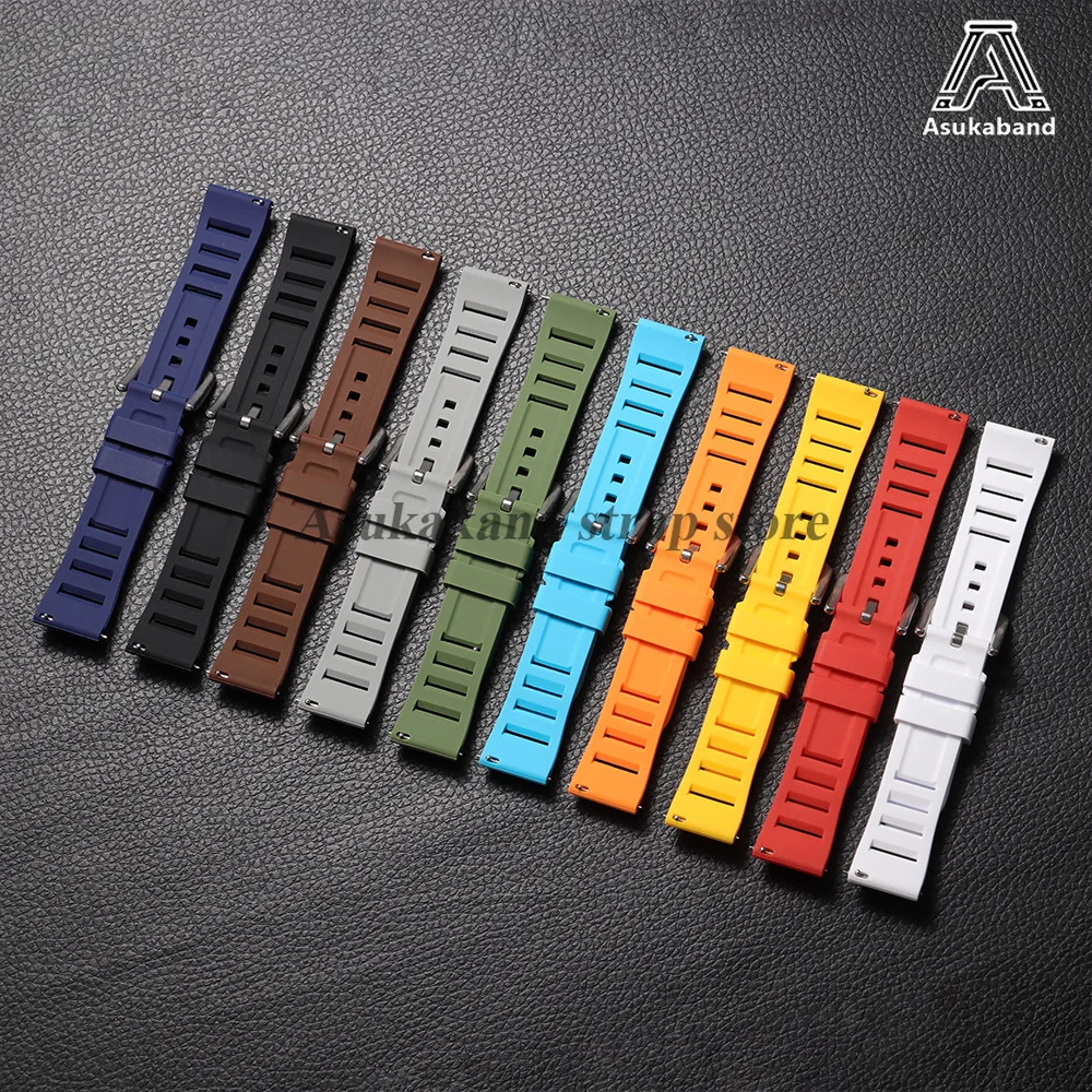 Enhanced Silicone Sport Watch Strap with Quick Release – Diving-Grade Universal Rubber Band