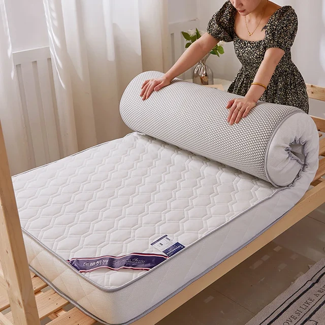 Latex Mattress Topper Memory Foam Mattress King Size Massage Beds