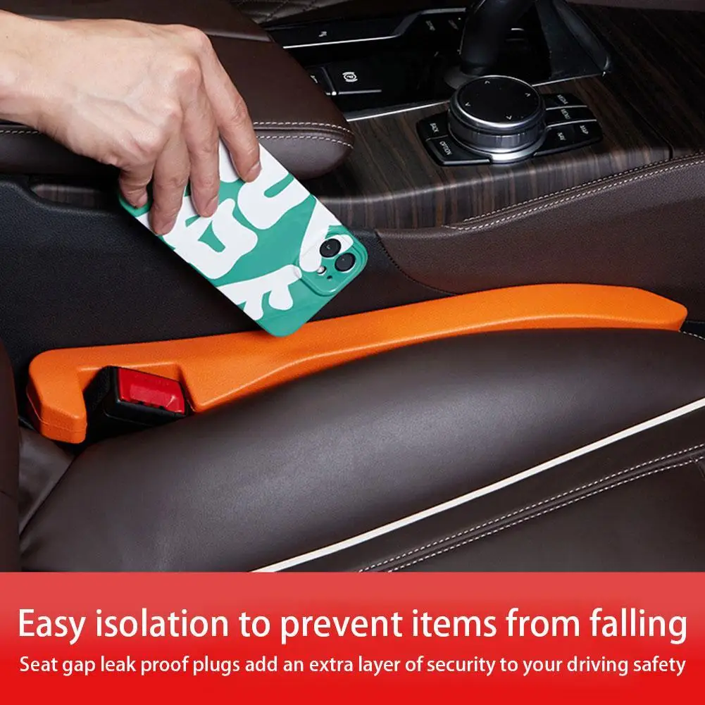 

1/2pcs Car Seat Filler Console Side Pocket Seat Leak Interior Plug Seam Sealing Leak-proof Plug Universal Edge Supplies Gas G0Q4