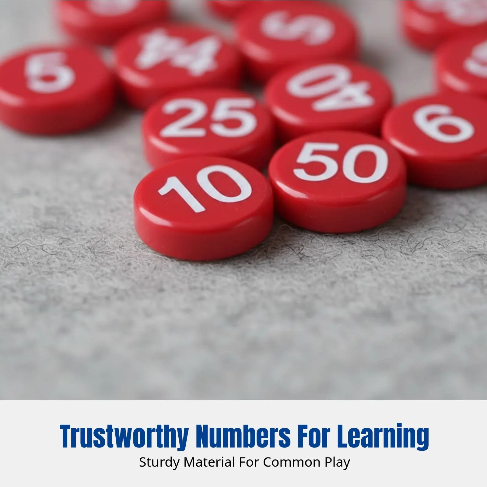 다채로운 숫자 원형 자석 (냉장고, 칠판, 교육용, 사무실, 화이트보드용)