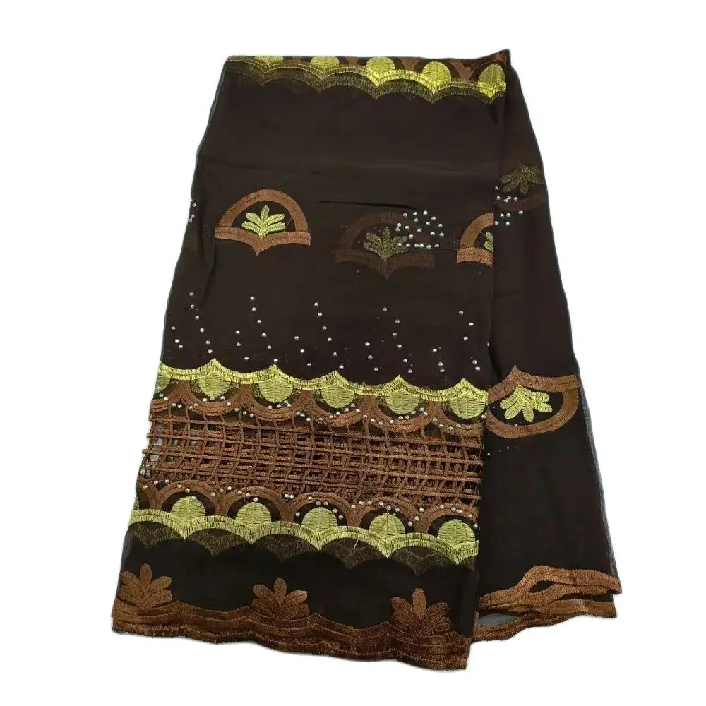 African Scarf chiffon For Muslim Women Diamonds Embroidery India Turkey Abaya Pray Headscarf Big Knitted Shawl hijab dubai scarf