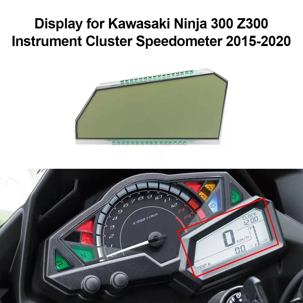 Kawasaki Ninja 300 Z300용 계기판 속도계 LCD 디스플레이