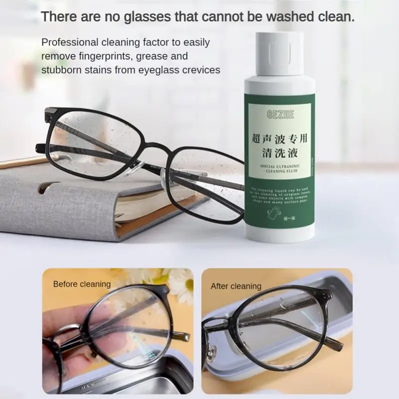 50ml Ultrasonic Special Cleaning Liquid Cleaning Machine To Wash Glasses Watch Jewelry Cleaning Artifact Cleaner Free CleanCloth 4