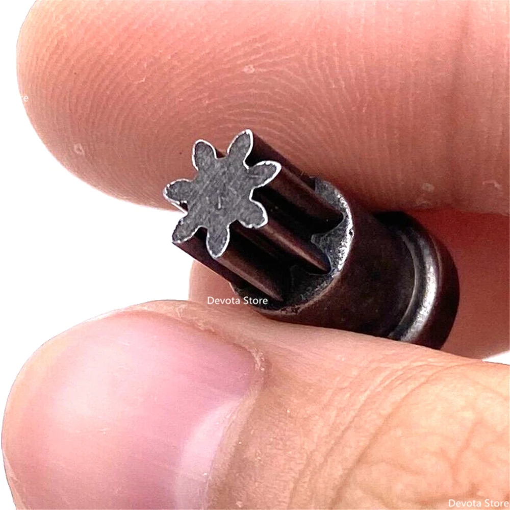 7 Teeth 7T DC Motor Impact Screwdriver Car Washing Machine Impact Batch Accessories For 550 motor gear transmission gear
