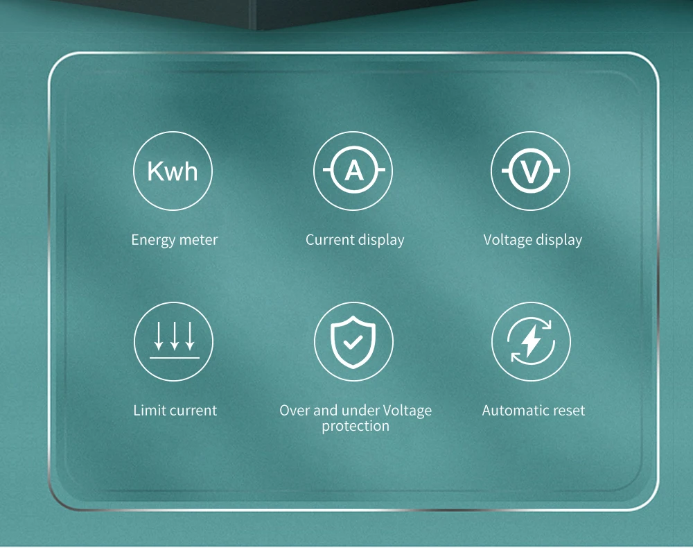 Din Rail Dual Display Adjustable Over Voltage Current And Under Voltage Protecti