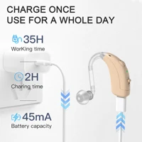 2025 New rechargeable digita Hearing aids powerful Mini hearing aid for deafness elderly Moderate to Severe Loss Sound Amplifier - Image 4