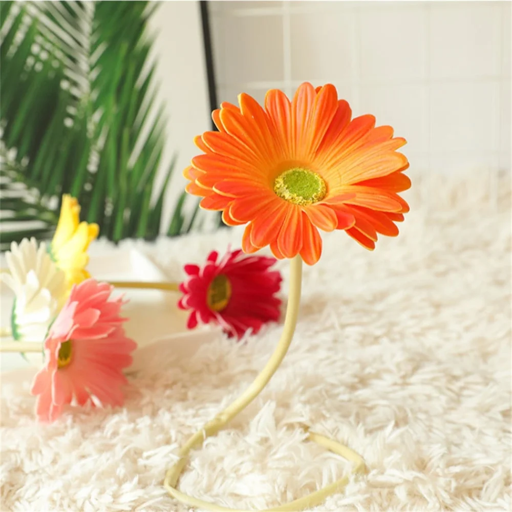 10 Piezas Margaritas Artificiales Flores Artificiales Gerbera De Seda  Flores Falsas Margaritas Falsas De Fiesta Para Decoración De Hogar Jardín Y  Boda, Moda de Mujer