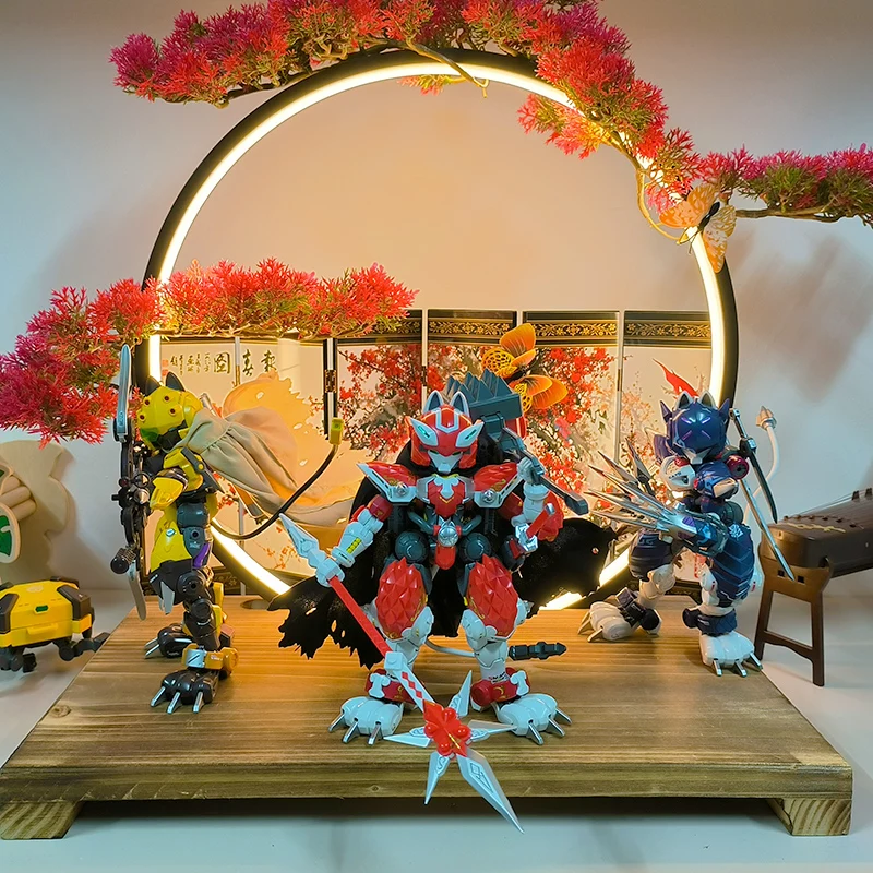 

Iron Roars Ninja Cat Shadow Cat-01 Iron Roaring Mobile Armor Cat-01 Ninjacat-02 Fangs Cat-03 Robbery Fire Assembly Model Action