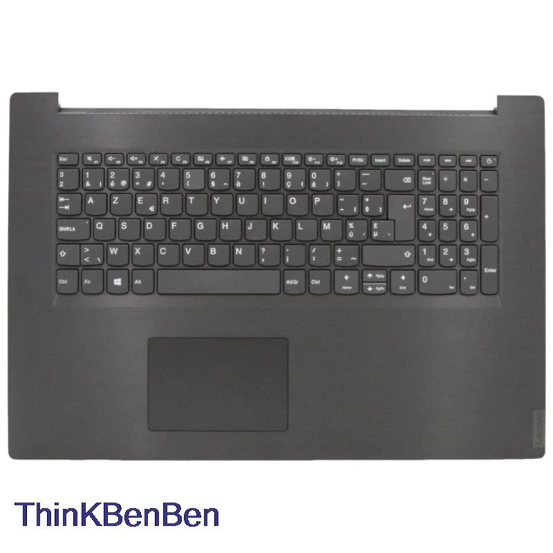 

BE Belgian Iron Gray Keyboard Upper Case Palmrest Shell Cover For Lenovo V340 17 17IWL 5CB0U42685