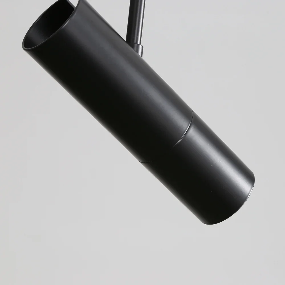 Nordic Modern Concise Pendant Light Black Chandelier for Bedroom Bedside Reading Bar Coffee Decor Hanging Lamp Adjustable Angle 5