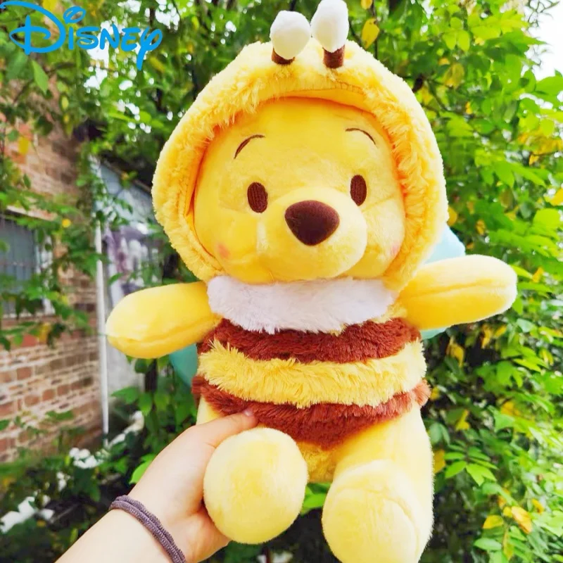 Hot Cartoon 25/35/50Cm Disney Bee Winnie The Pooh Peluche Cuscino Kawaii Anime Bear Bambola Di Pezza Per Giocattoli Per Bambini