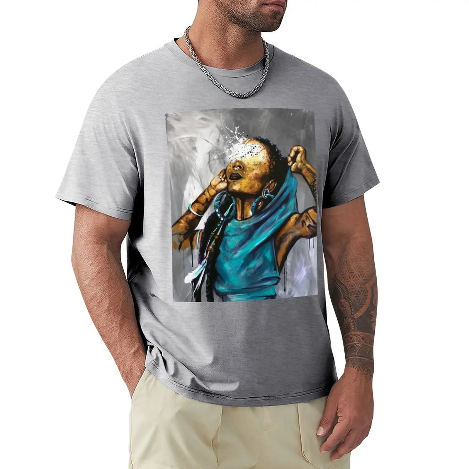 

Naturally VoodouFairy T-Shirt Short sleeve tee summer top Men's t-shirts