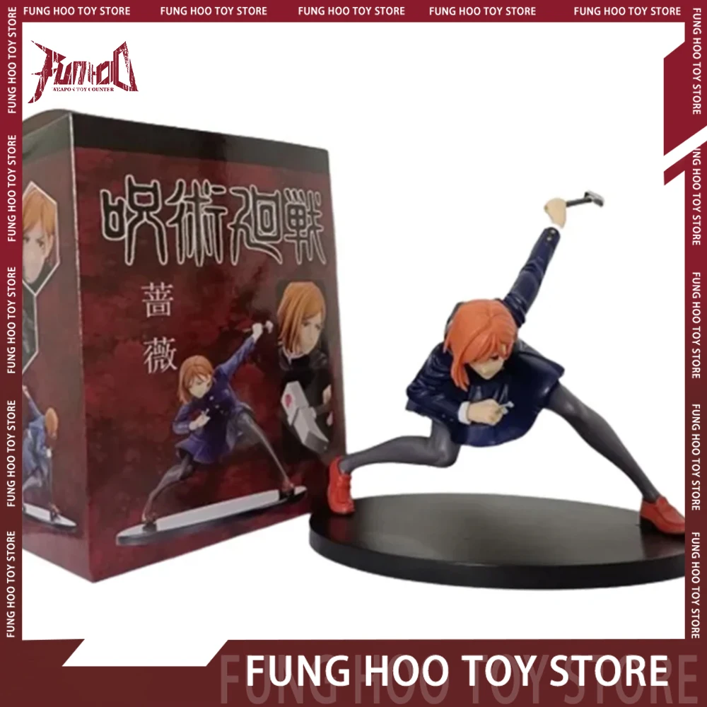 

15cm Jujutsu Kaisen Anime Figures Kugisaki Nobara Original Action Figure Pvc Statue Room Decor Model Toy Manga Scene Collections