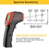 Digital Infrared Thermometer -50~600℃ / -58~1122℉ Contactless Temperature Tester IR Laser Pyrometer LCD Non-Contact Pyrometer 2