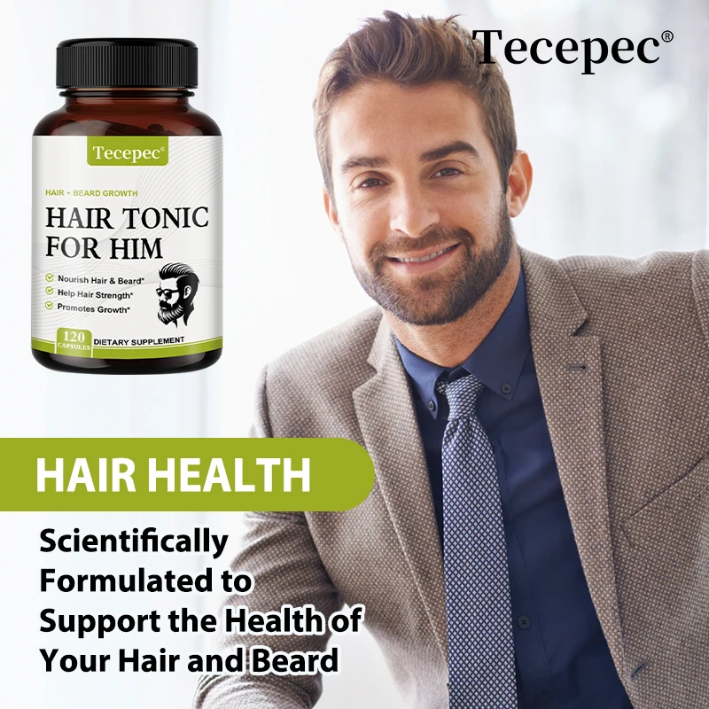 alt="The Biotin for Men supplement, ideal for enhancing Beard & Hair growth.