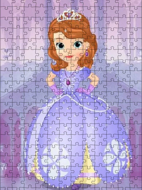 Disney princesse Sophia 100-200 Pièces puzzle jouet éducatif pour enfants  pour fille 5-6-7 ans cadeau Papier type - AliExpress