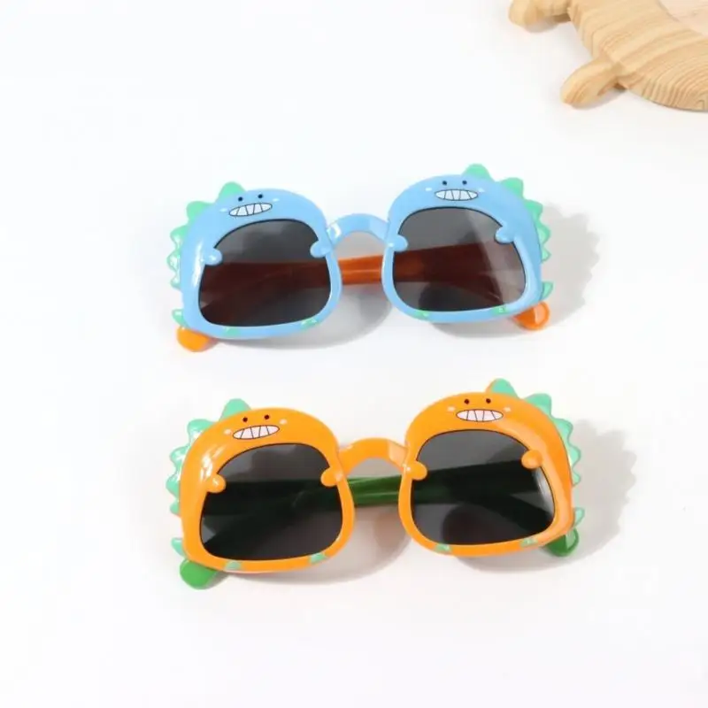Cartoon Dinosaur Sunglasses Cute Children Eyewear Multi-color Glasses Wear-resistant Summer Outdoor Round Kids Sun Glasses