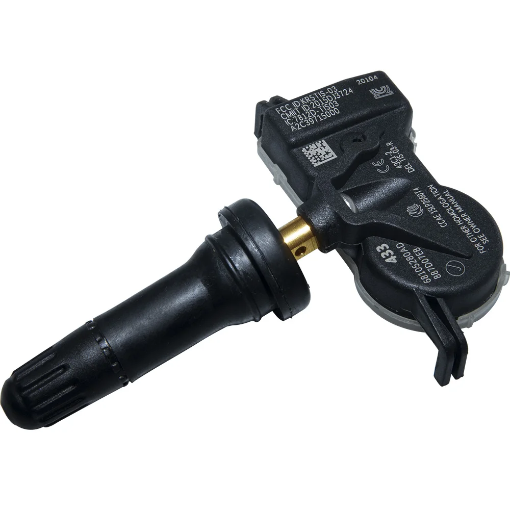 Фото Для DODGE Дротика JEEP RENEGADE CHRYSLER 200 FIAT 500X датчик давления в шинах 433 МГц TPMS 68105280AC 68105280AD 68105280AF №4