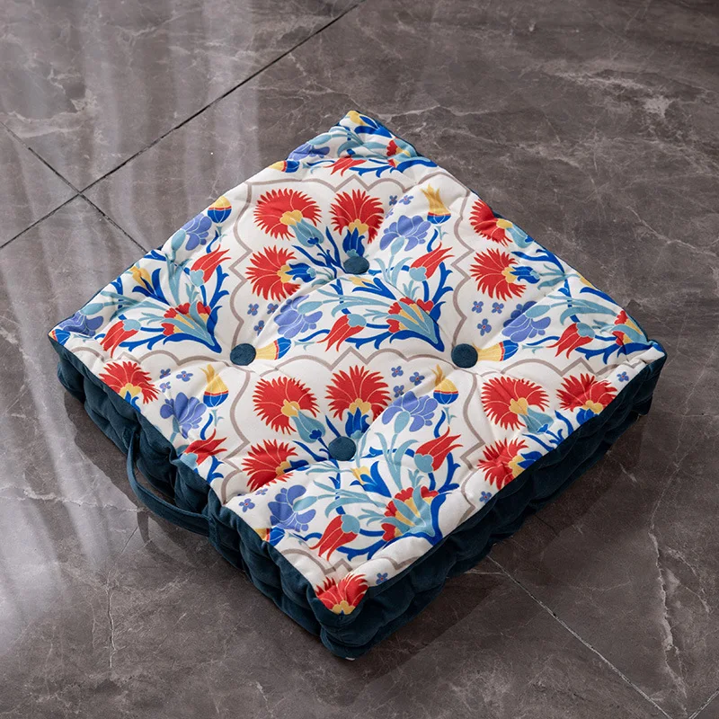 Bohemian Style Ground Cushion Tatami Mat Thickened Cotton - Temu