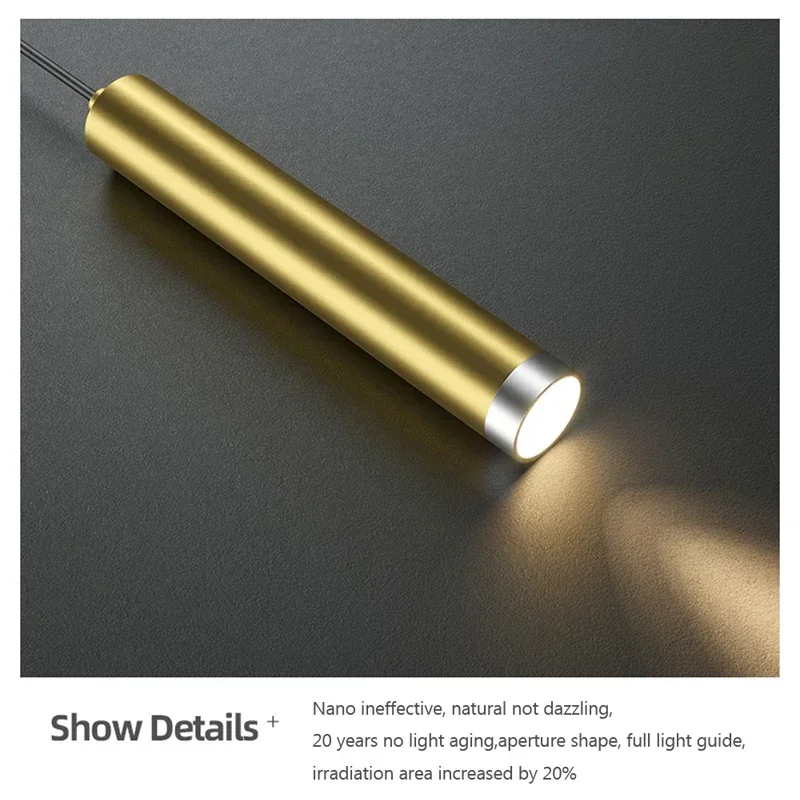Led lamp Modern LED Pendant Lamp Dimmable Dining Table Kitchen Minimalist Black Gold Chandelier Home Decor Lighting Lusters Fixtures