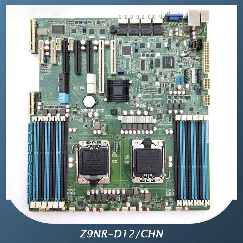 Original Server Motherboard For ASUS Z9NR D12 CHN LGA1356 Integrated 4 Network Cards Good Quality