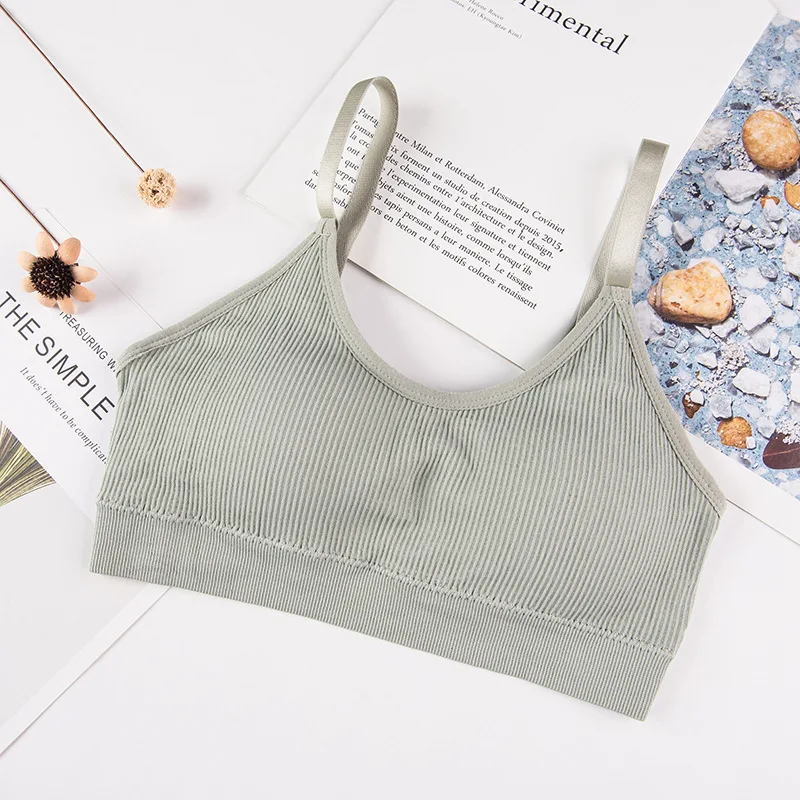 Sports Bra Women Seamless Back Sport Underwear Elastic Fitness Crop Top Yoga Vest Breathable Athletic Brassiere Casul Wear