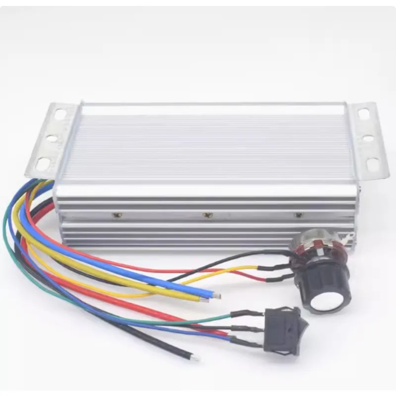 DC 12-60V 70A 4000W PWM DC Motor Speed Controller Brush Motor Regulator Forward and Reverse Switcher 12V 24V 36V 48V
