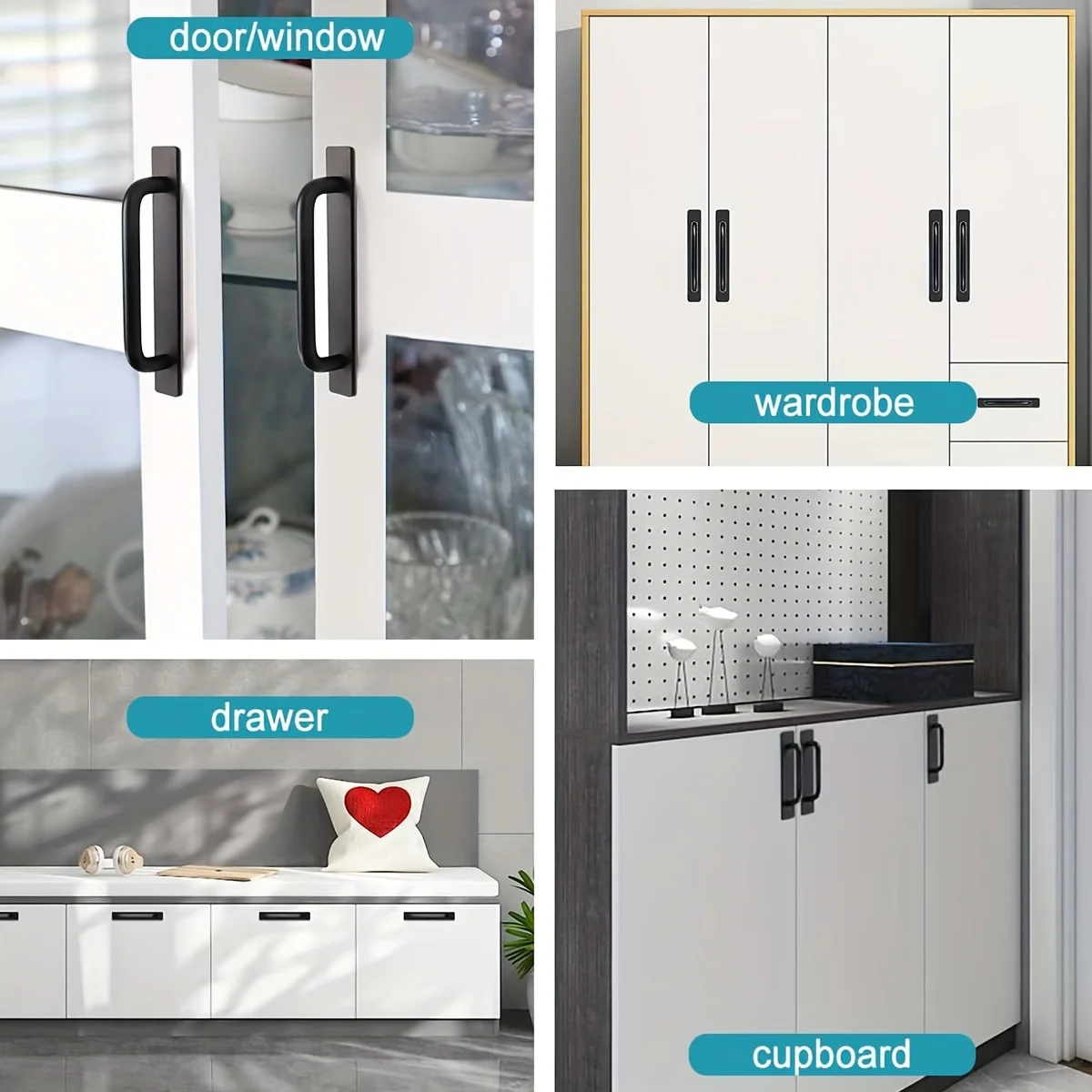 مقابض أدراج الخزانة الفورية ذاتية اللصق - مقابض أب...