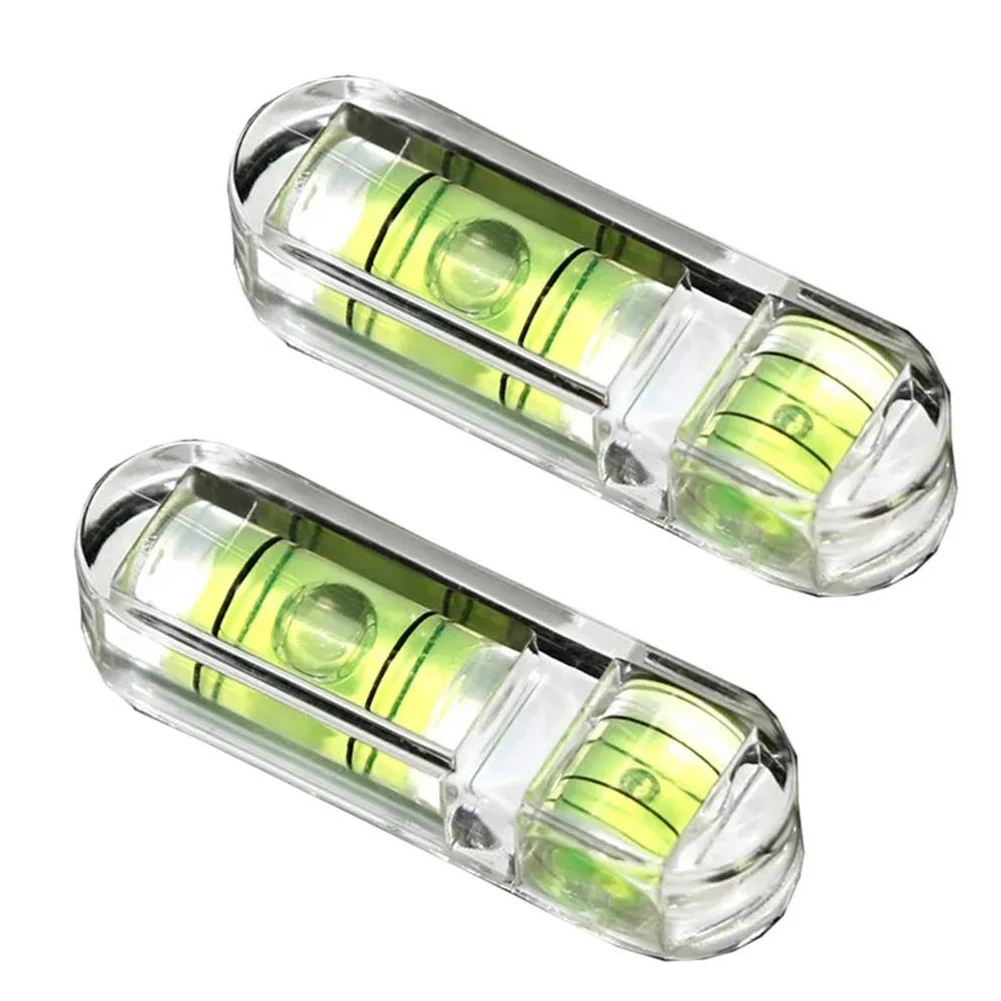 2Pcs High Precision Pan-Tilt Special PTZ T-type Level Bubble Level Protractor Precision Level Horizontal Bead Level Measuring