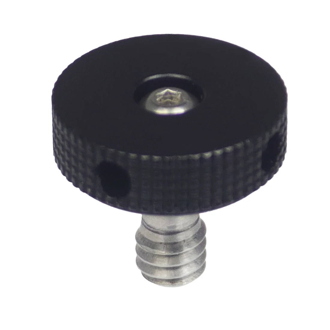 2x 1/4" Edelstahl Schraube CNC Daumenknopf Stativ Kameraständer Blitzlicht Montageadapter DSLR Schnellwechselplattenhalterung – Detail 2