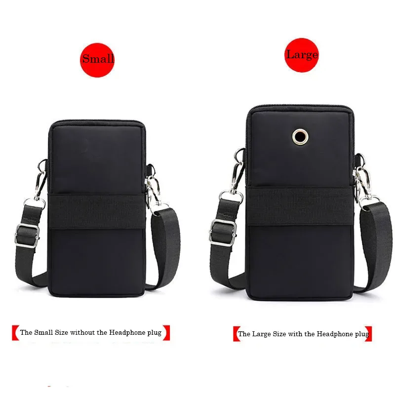 Universal Mobile Phone Bag For Samsung/iPhone/Huawei/HTC/LG Case Wallet Outdoor Sport Arm Purse Shoulder Bag Women Phone Pouch