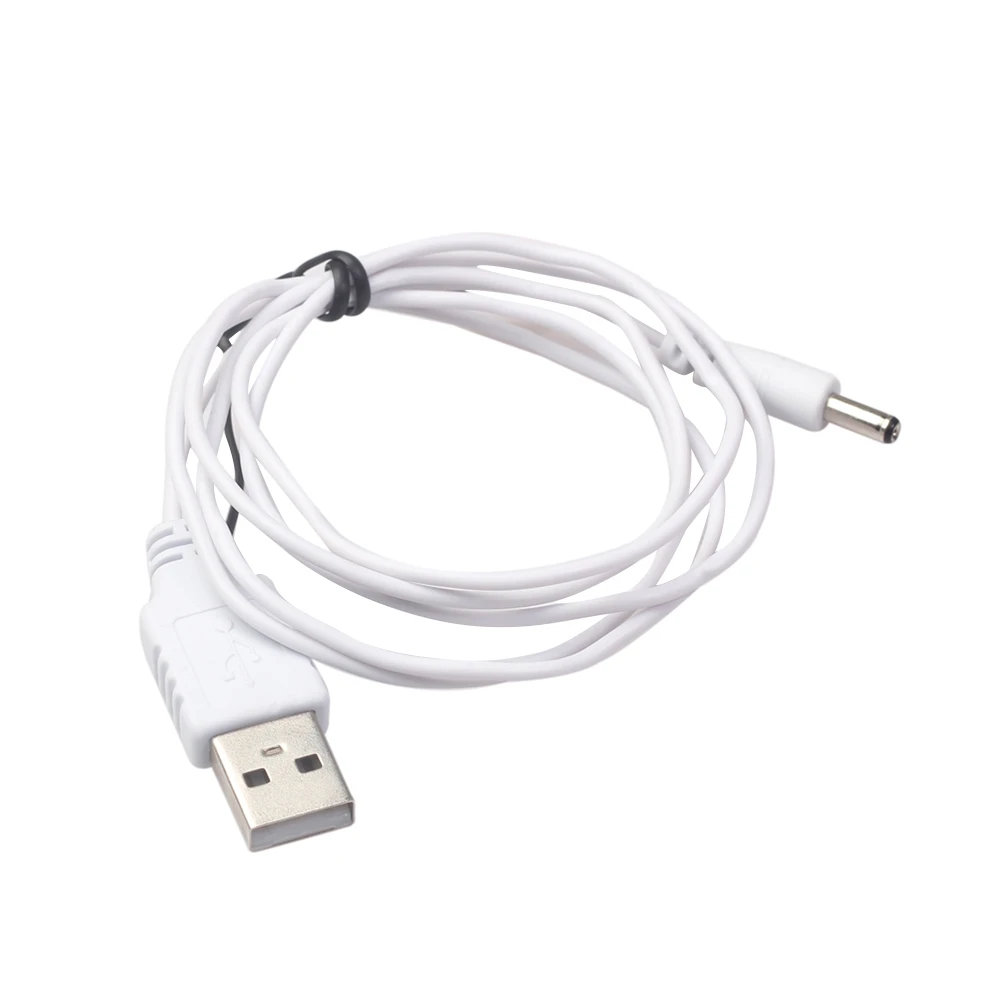 RUITEXUN Cavo da USB a DC 3,5 mm, 1 m/3,3 ft DC 3,5 mm x 1,35 mm maschio a USB tipo A maschio cavo adattatore di alimentazione - bianco
