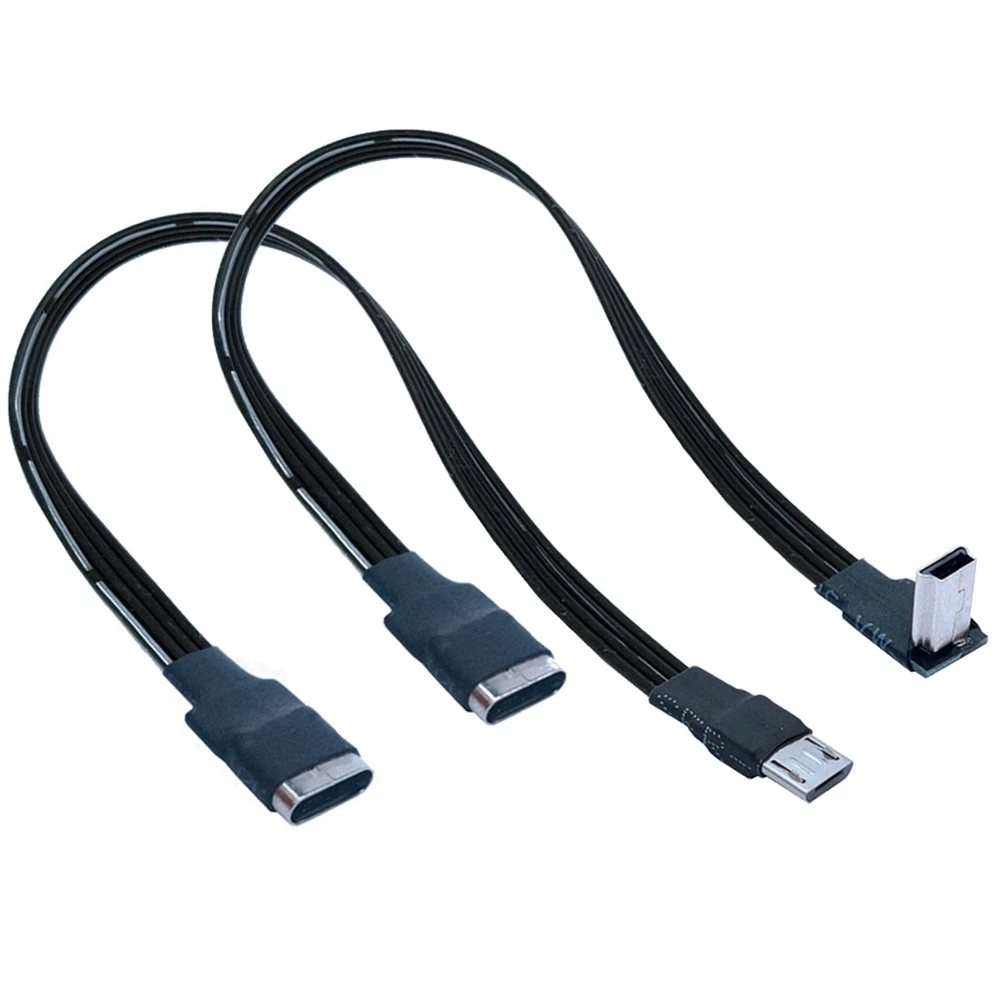 

30cm 50cm 1m New Mini/Micor USB Male to Type-c Female Charge Data Adapter Cable Cord Adapter 10cm 20cm