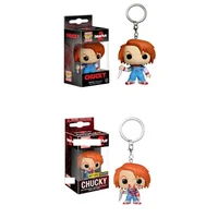Funko POP Keychain Child's Play Famous Horror Movie Characters CHUCKY Action Toy Figures Pendant Jewelry Keychains Children Gift 2