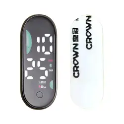 Waterproof Luminous Digital Dashboard Clock with Adhesive for Motorcycles and Scooters (K)