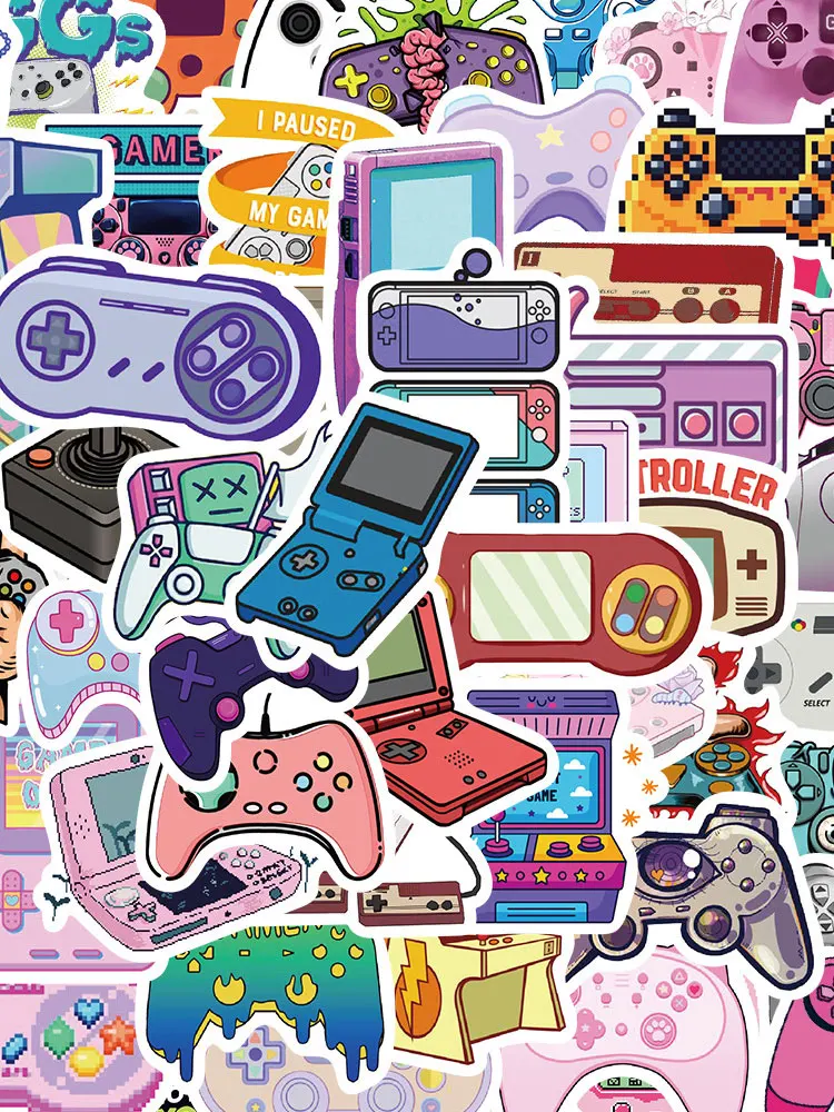 Game Stickers, Retro Game Childhood Game Console Stickers - 5