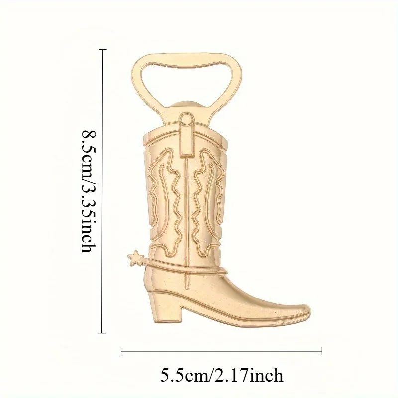2pcs Cowboy Boots Beer Opener, Cowboy Boot Bottle Opener, Suitable for Wedding Parties, Small Gifts for Party Guests