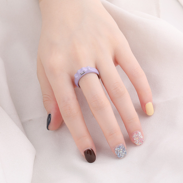 Punk Resizable Ring For Women Men Girl Rock Vintage Creative Skeleton Hand Loop Gothic Finger Rings Party Jewelry  Gift