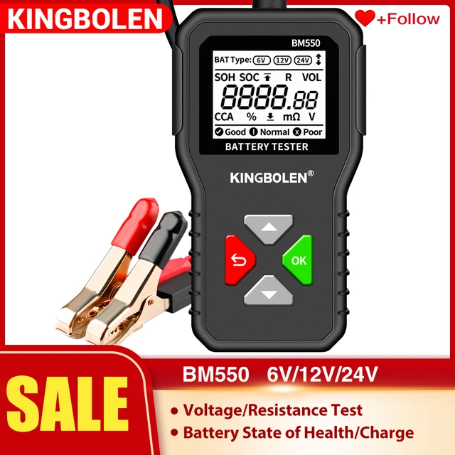 Shopping Kingboolen BM550 6V 12V 24V Auto Batterie-tester