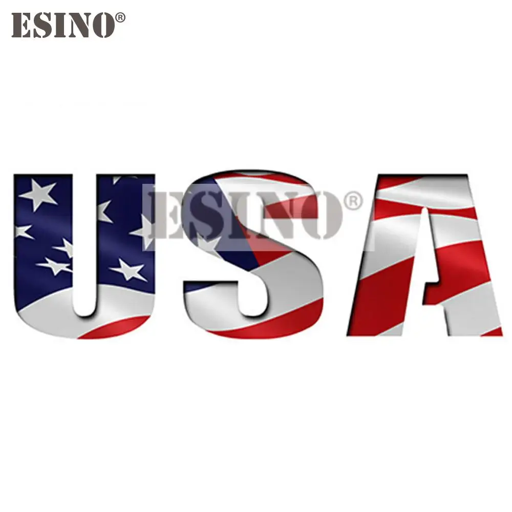 

Car Styling Creative USA America National Flag Car Decorative Decal Cartoon PVC Waterproof Car Body Sticker Pattern Vinyl