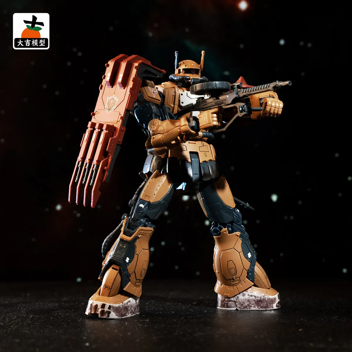 HG 1/144 Zaku II Type Solari Requiem Version Action Figure Assembly Model Kit Movable Joint Mecha Plastic Model Collectible Gift