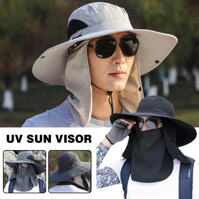 Outdoor Sun Hat UV Protection Ear Flap Neck Cover Fishing Hunting Hiking  Cap Unisex Leisure Hat Seabeach Supplies Breathable Hat - AliExpress