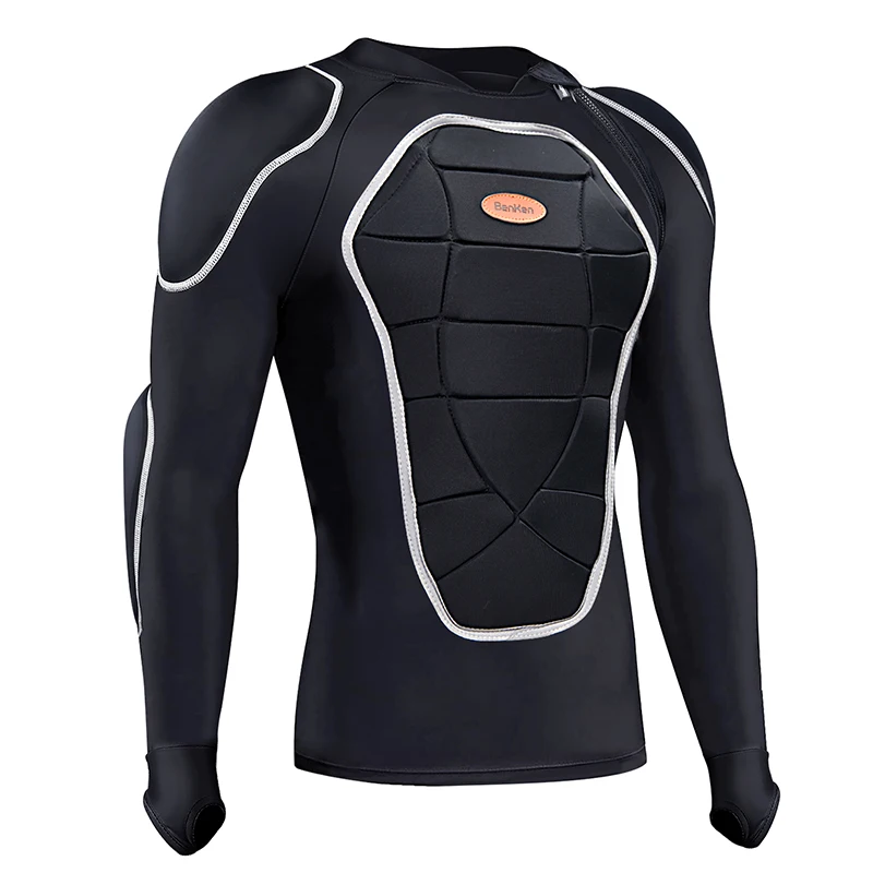 DZQUY Veste De Protection Intégrale De Moto Avec Protection Dorsale Pour Homme Et Femme, Protection De La Colonne Vertébrale, De La Poitrine, Des