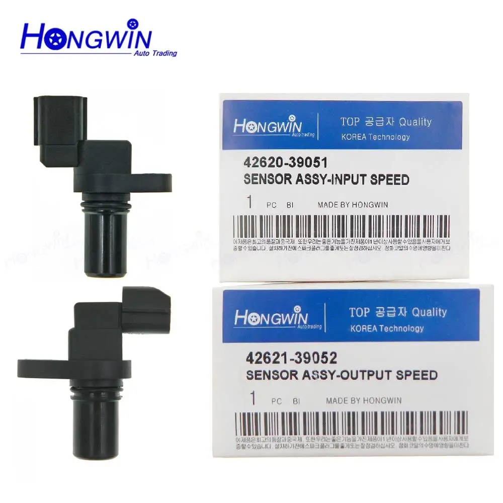 Auto Speed Sensor 2PCS Input Output Trans Transmission for Hyundai Elantra Tucson Sonata Kia Optima Spectra