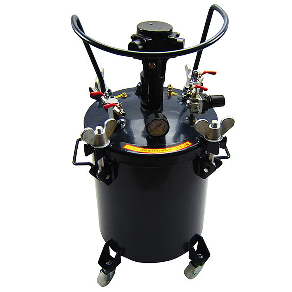 Pressure Pot 30L 40L Spray Paint Pressure Pot Tank with pneumatic Mixing Agitator Paint Tank